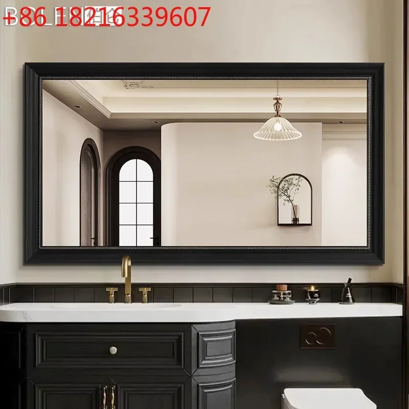TAO Square American retro European and American wall-mounted wall hotel bathroom bathroom mirror