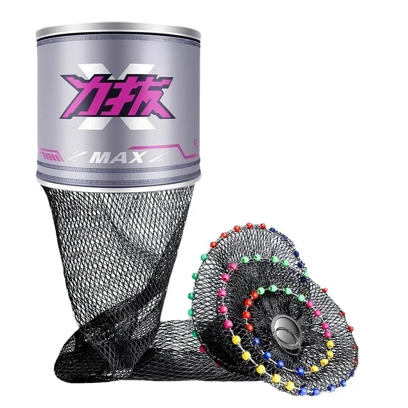 

Black pit special fish protection reinforced steel ring high-strength nylon braided fisherman thickened glue fishing protection