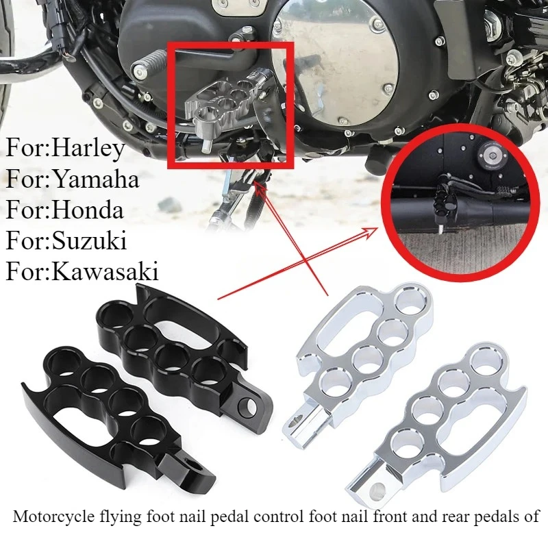 

Motorcycle flying foot nail pedal control foot nail front and rear pedals of for Harley Yamaha Honda Suzuki Kawasaki KTM BMW