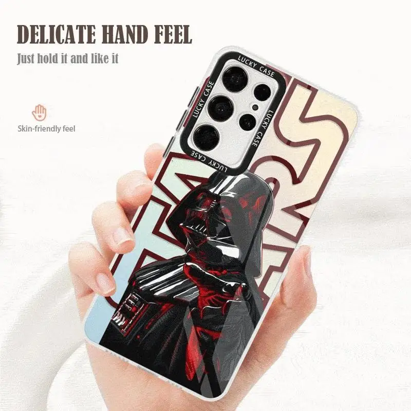 Disney Star Wars Cool Face Phone Case for Samsung Galaxy S24 Ultra S23 S22 S21 FE S23 Ultra S23Plus S20FE soft funda