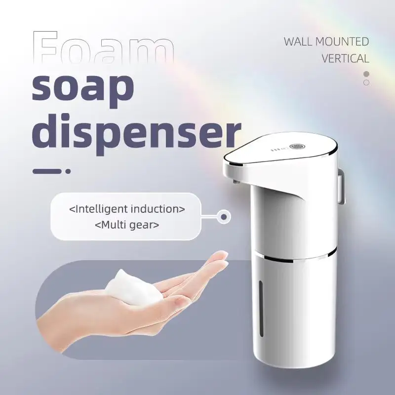 hand soap dispenser Intelligent induction multi gear contact free wall mounted vertical rechargeable foam Smart Automatic