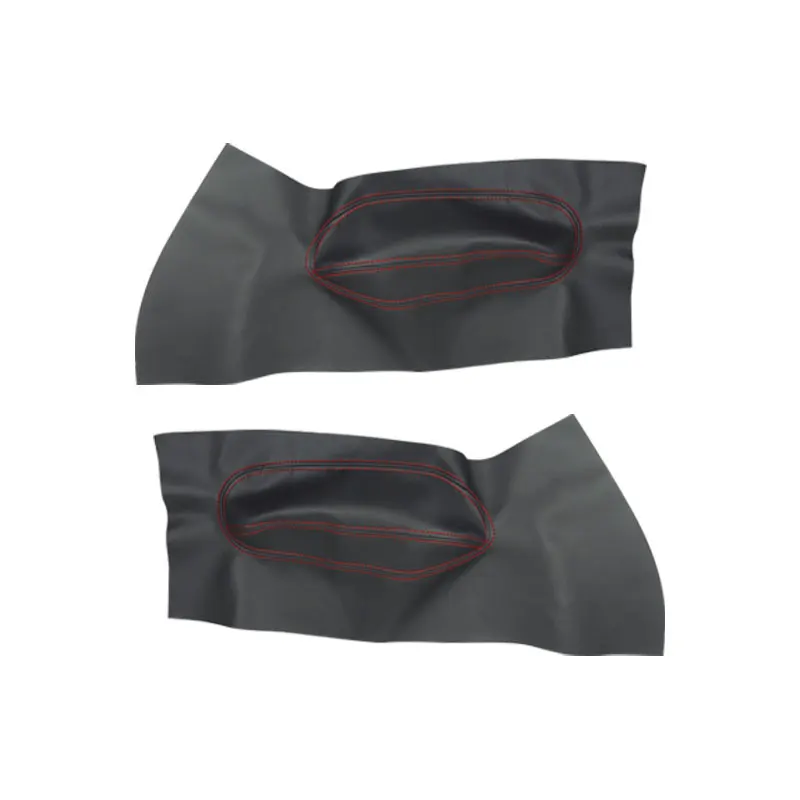 For VW Beetle 1998 1999 2000 2001 2002 - 2010 Car Front Door Handle Armrest Panel Microfiber Leather Cover Protective Trim