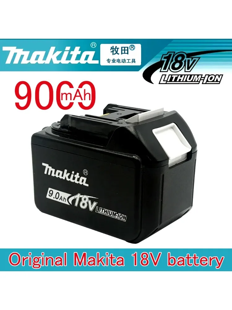 بطارية 9.0 Ah Makita 18 فولت مع ليثيوم أيون قابلة لإعادة الشحن لبطارية DDF487 BL1880 BL1860B LXT400 أداة طاقة ماكيتا 18 فولت