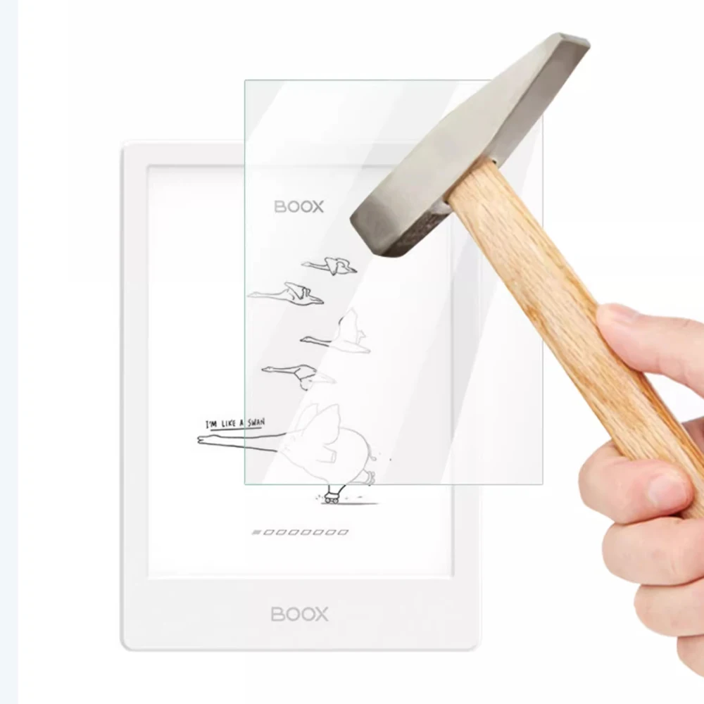 BOOX Poke4S 용 프리미엄 강화 유리 스크린 보호대 필름, 9h 경도 스크래치 방지