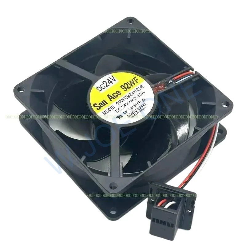 hz-for-sanyo-denki-9wf0924h206-dc-24v-035a-90x90x32mm-3-線式サーバー冷却ファン