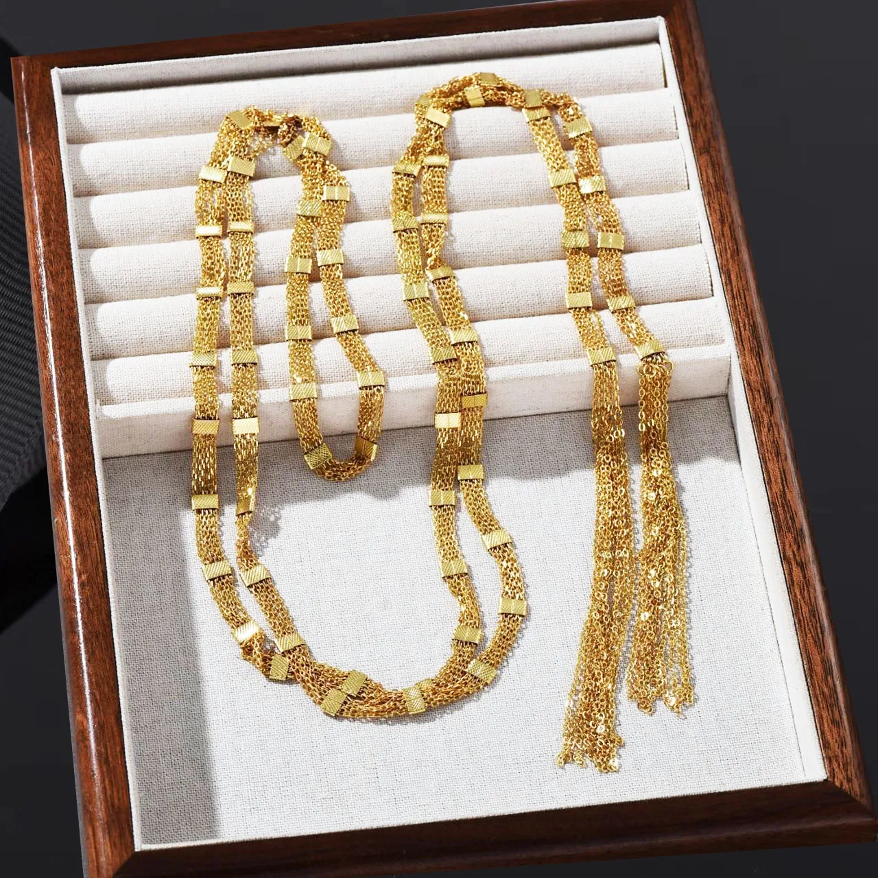 Jewelry & Accessories Fashion And Leisure Style Long Tassel Soft Necklace As A Team Gift For Women