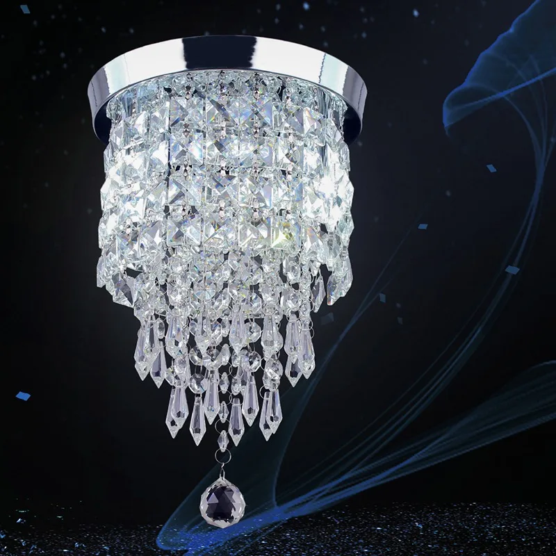 2024 Modern FRIXCHUR LED Three Layer Crystal Ball Chandelier Ceiling Lamp Home Applianc Room Decor Simple Accesories for Balcony