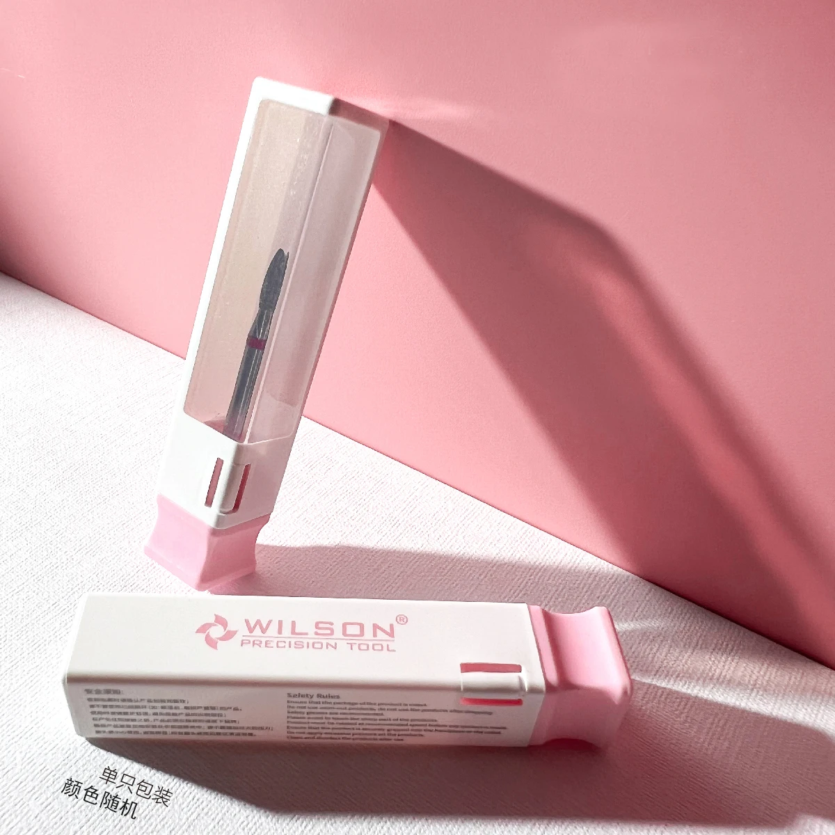 Punte da trapano per unghie diamantate super fini a forma di fiamma Mulini russi Cuticola Pulita Burr Punte per manicure elettriche Accessori per unghie