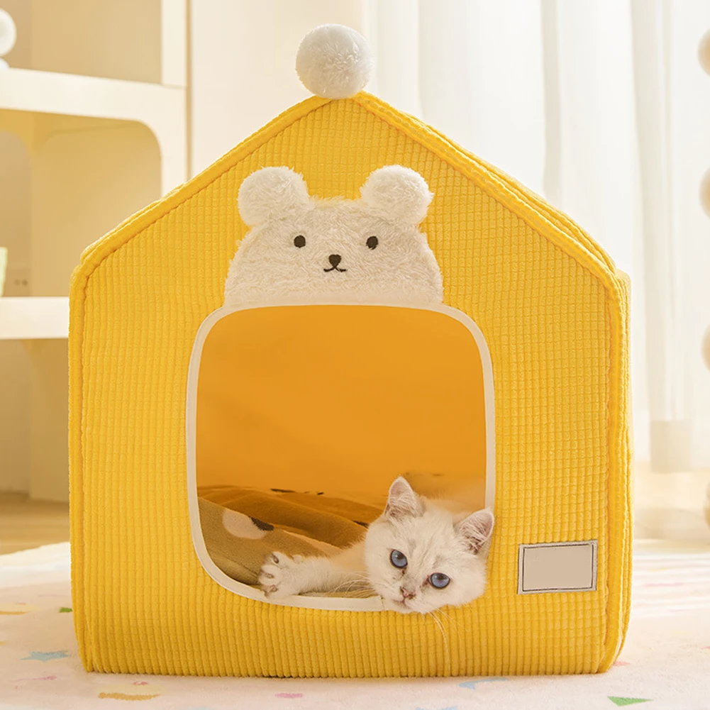 Super Comfy Bed House For Dog Cat Comfortable Breathable Pet Bed For Indoor Small Pets Cat Dog