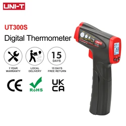 UNI-T UT300S Infrared Digital Thermometer Industrial Non-contact Thermometer Digital Gun Temperature Measurement Device