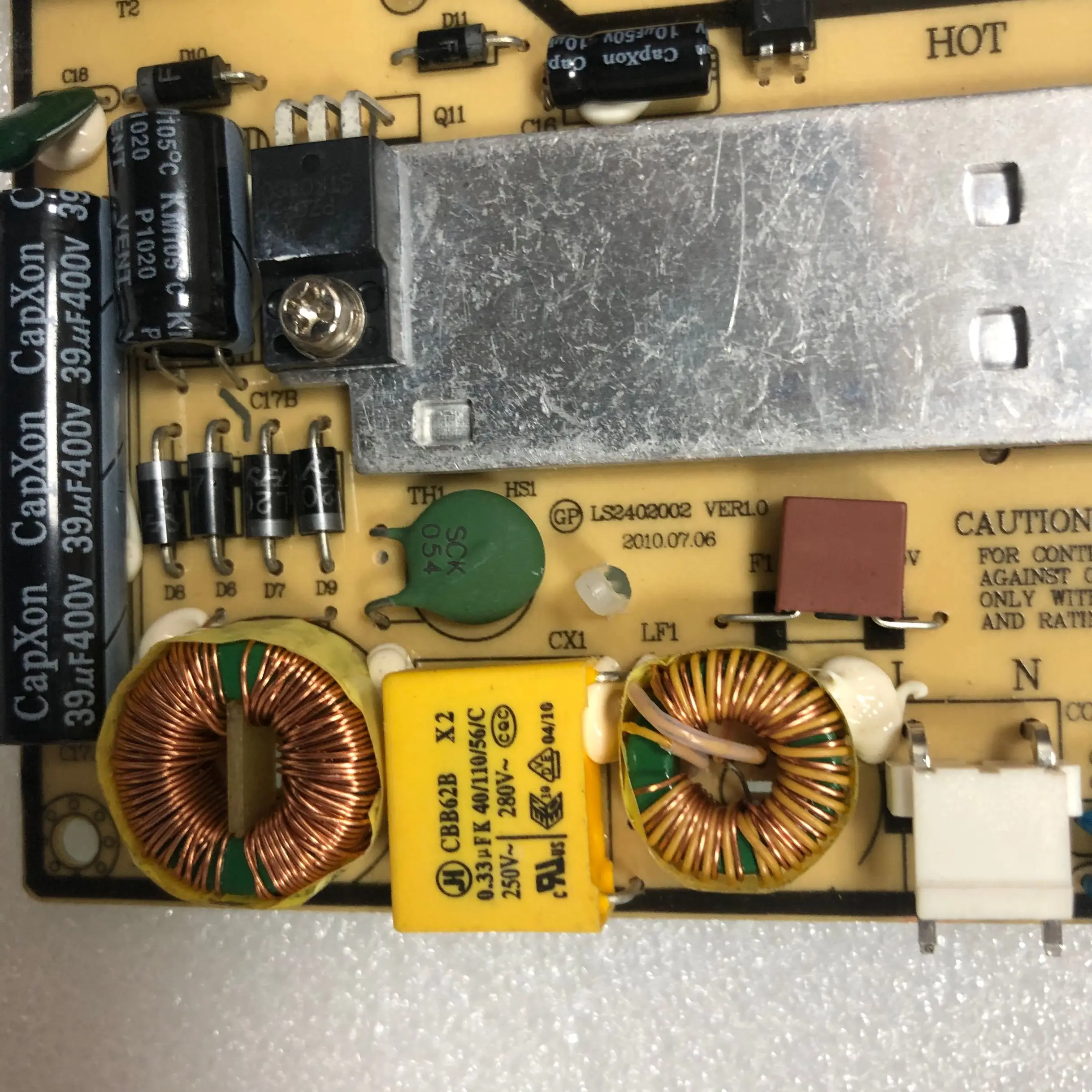 Power board für 100% test LE-24W200 ls2402002e LS2402002-00-GP 890-pco-2407 ls2402002