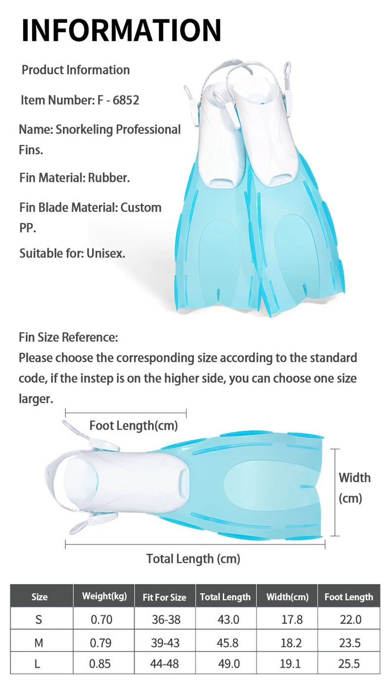 Palmes courtes de plongée libre, palmes de plongée, chaussures de grenouille de chasse de pêche palmées en PP TPR confortables, flexibles, légères, adaptées aux adultes