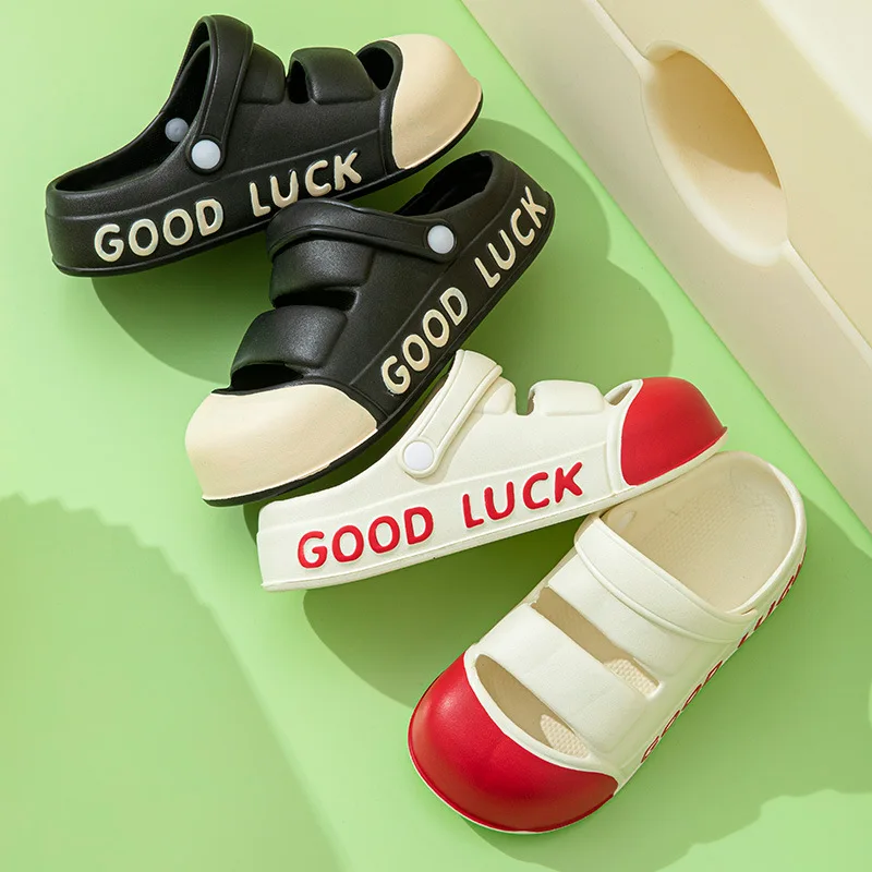 

Highly Attractive 2025 Trendy Beach Clogs - Toe-covered, Suitable for Outdoor Wear, Macaron-colored, Non-slip and Versatile