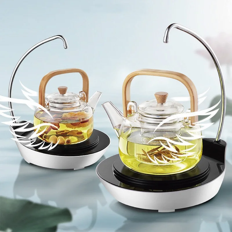 220V Electric Ceramic Stove 1200W Timing Kung Fu Tea Stove Office Automatic Water Supply Heating Furnace 7 Gear Home Tea Maker