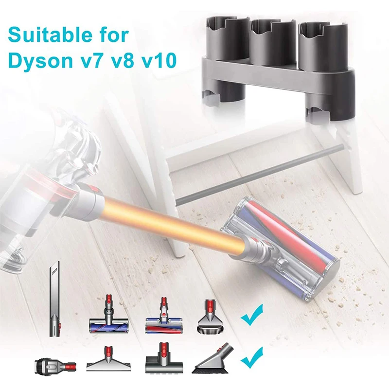 For Dyson V7 V8 V10 V11 Storage Bracket Holder Absolute Vacuum Cleaner Parts Accessories Brush Tool Nozzle Base