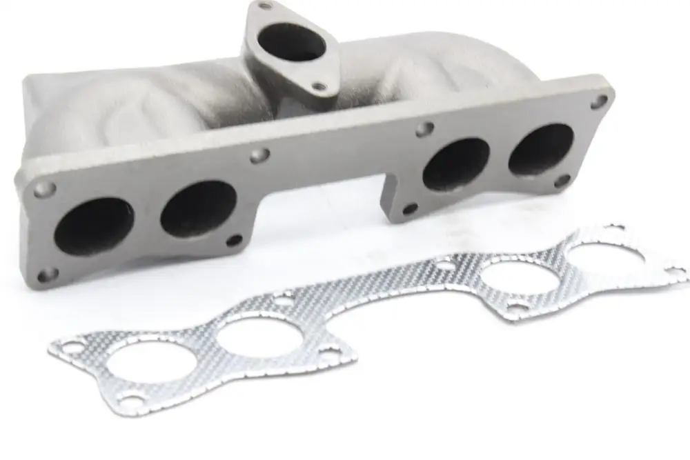 Stainless Steel Cast Iron Top Mount Turbo Manifold T3 Flange Single Cam for 89-90 Nissan 240SX S13 KA24E