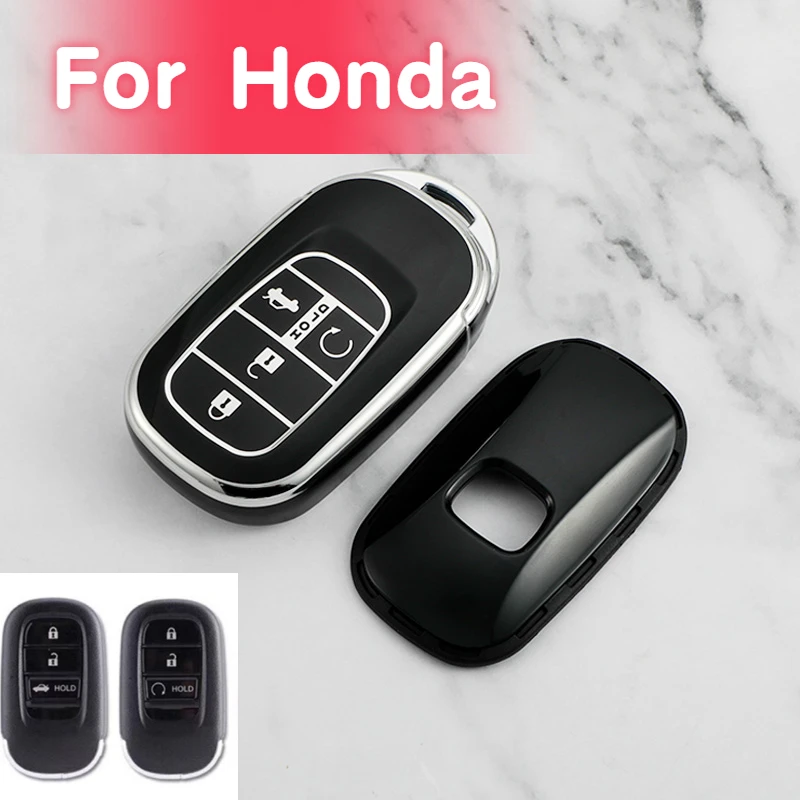 

Чехол для ключа из ТПУ для Honda HRV 2022 + City Pilot Accord Civic CRV Freed 2021 2023