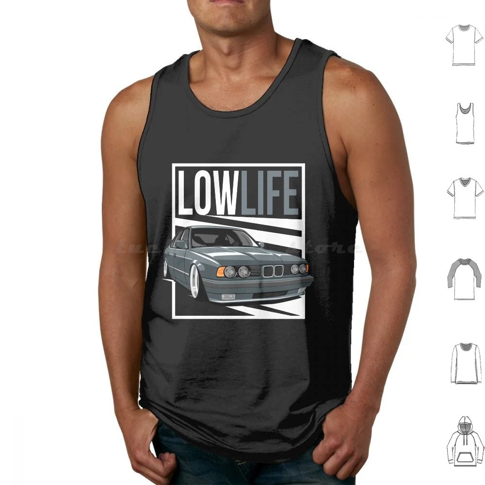 E34 Low Life Tank Tops Vest Sleeveless E34 E34 Enthusiast E34 E34 Lover E34 Tuning Bavarian Engine Works M5 M5 Bimmer Bimmer