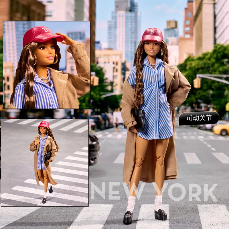 Barbie Fashion Week Collection Paris Milan New York Posable Collectible Doll With Luxury Outfit Display Gift Set For Adult