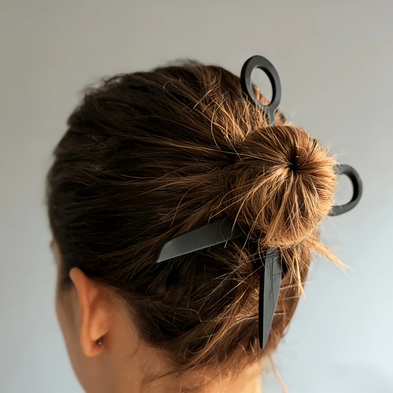 Novel Unique Hair Clips Fun Scissor-shaped Hairpins Styling Accessories image 2