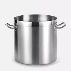 Thick stainless steel composite bottom soup pot large capacity use on Induction cooker and Gas cooker