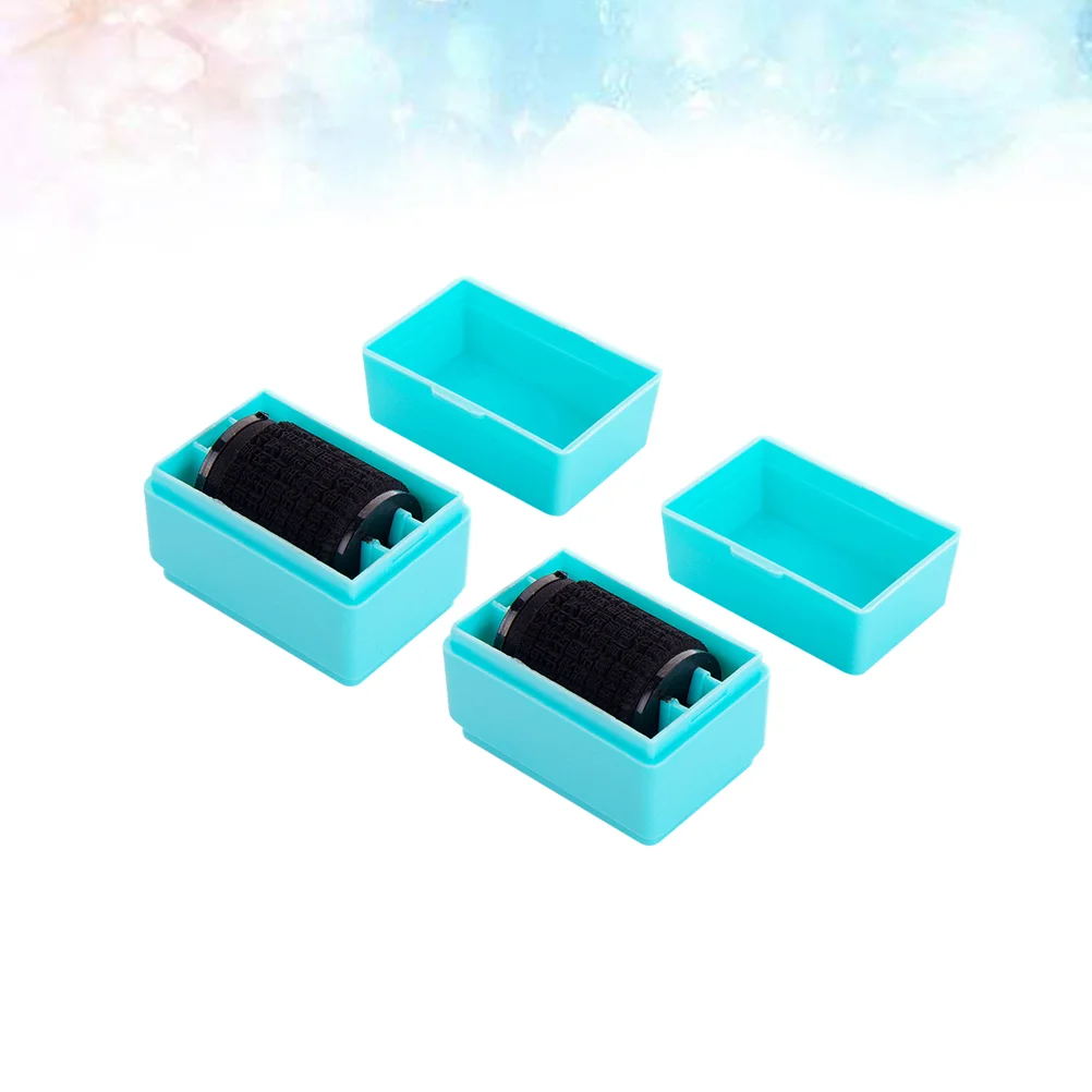 Imagem -02 - Wide Roller Identity Protection Seal For Kids Segurança Messy Code Self Inking Seal Pcs