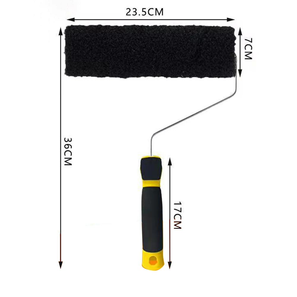 Brosse murale rouleau à mastic motif Bergame, rouleau composé de cloisons sèches pour plâtrage lisse, outil de construction