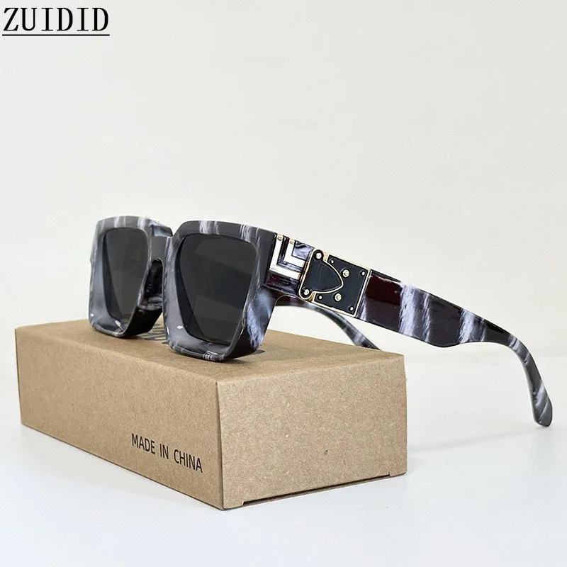 Millionaire Square Sunglasses For Men Retro Sunscreen Sunglasses Women Modne i modne okulary przeciwsłoneczne Zonnebril