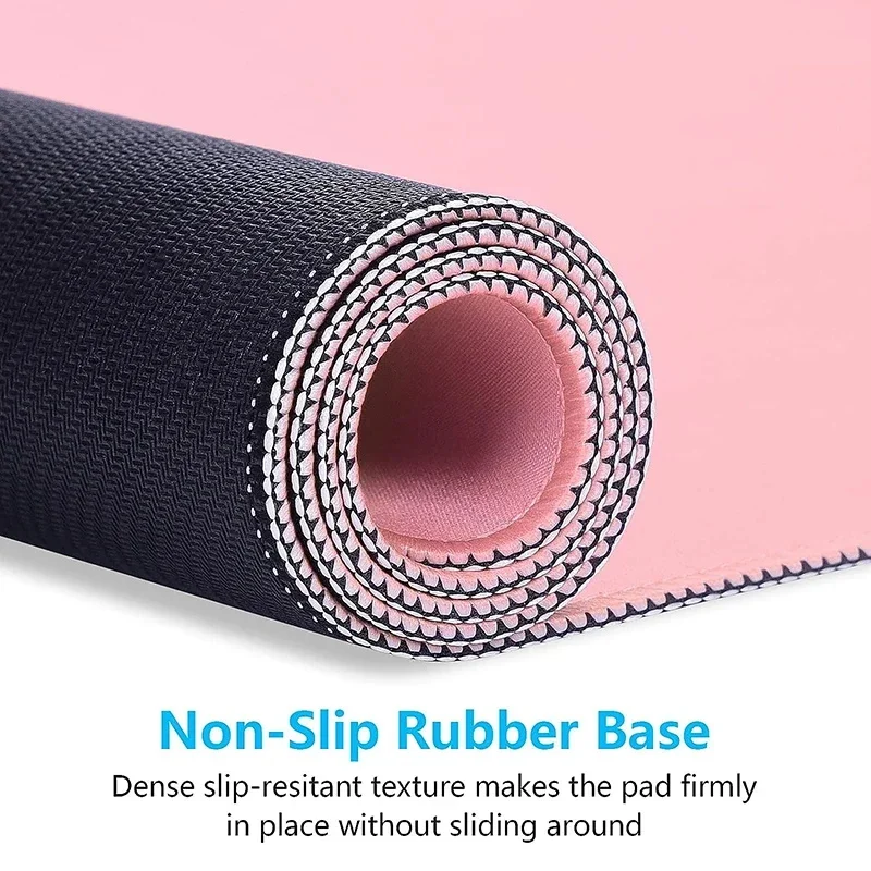 Laptop simple mousepad pc office solid color large Small simple desk mat Xxl gamer mouse pad rubber bottom anti-slip mouse mats image 3