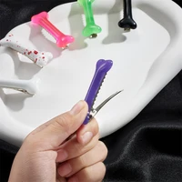 Cartoon Bone Hair Clip Dog Bone Hair Pins Hair Clamps Y2K Hair Accessories for Girls Women Halloween Costume 5