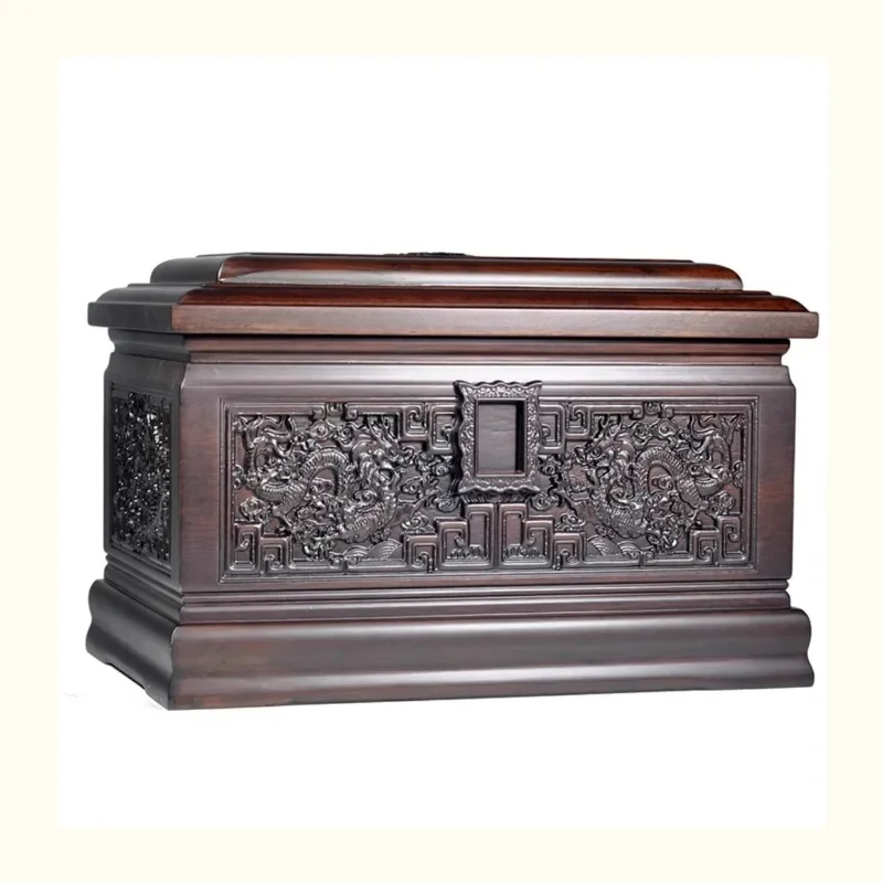 

Urn Solid wood ebony longevity box, moisture-proof and preservative wood