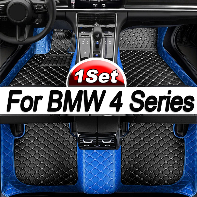 

Пользовательские 3D автомобильные коврики для BMW 4 серии F32 Coupe F33 Convertible F36 Gran Coupe интерьерные аксессуары из искусственной кожи
