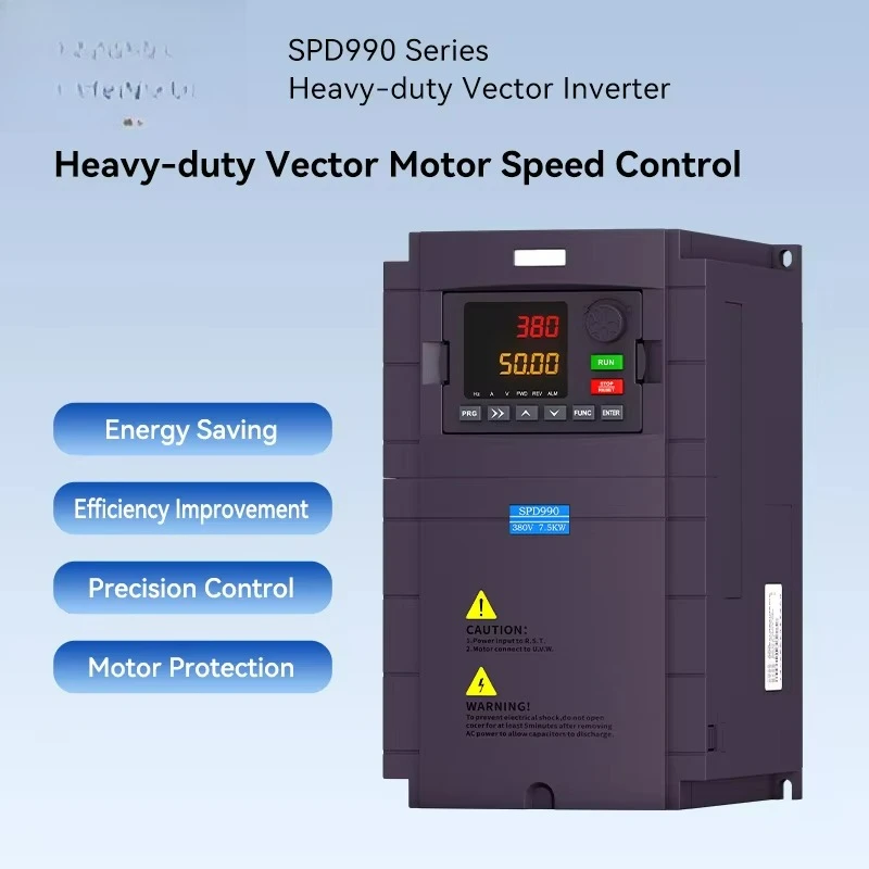 10KW VFD inverter 3-phase 400-1000Hz 9KW VFD drive Efficient 10KW VFD for various applications 8kw