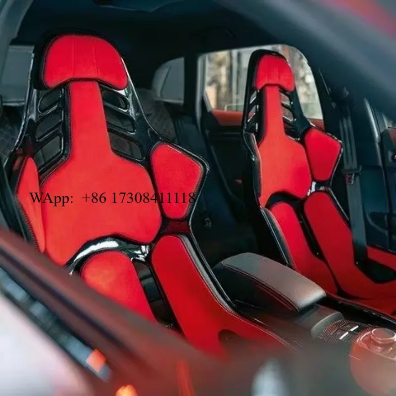 Personalized Customizable Universal Dry Carbon Fiber Car Seat Backrest Cover Suitable for All Car Models