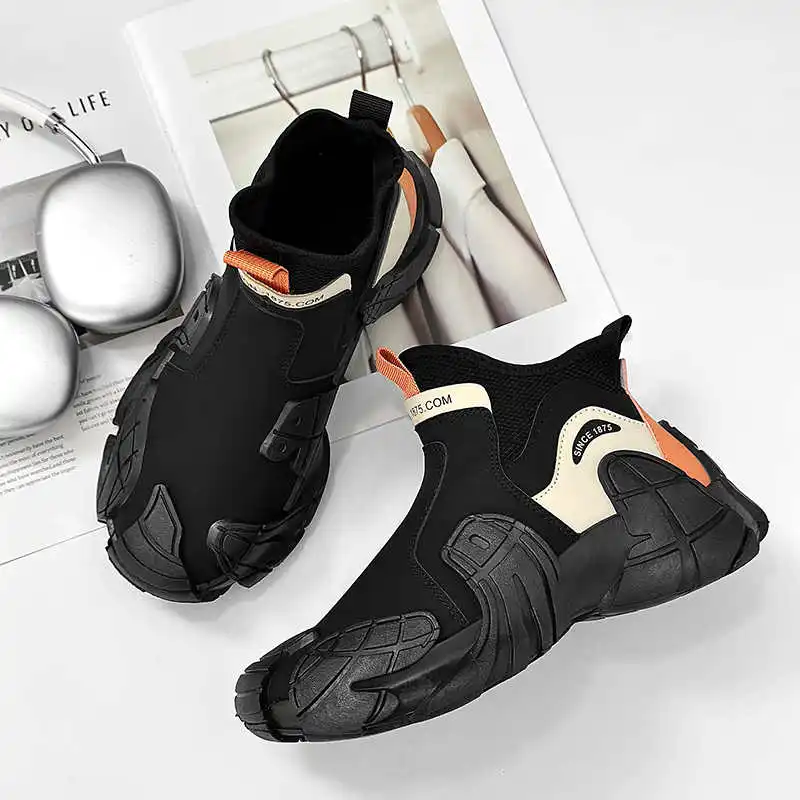 Mocasins High Top Sneakers Shoes Men Walking Mens Red Sneakers Skate Board Sport Special Unusual Due To Sneackers Trends