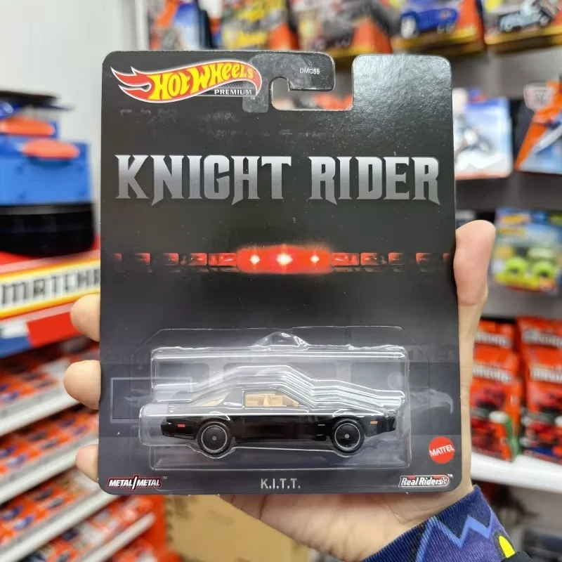 

New Hot Sale Genuine Stock Hot Wheels Knight K.I.T.T. Black 83 Pop Culture K.I.T.T 1/64 Die-Casting Model Car Toy Festvial Gifts