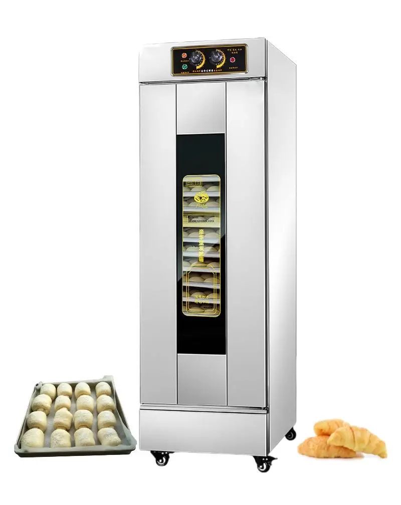 د خزانة تخمير الخبز على البخار باب واحد صندوق تخمير العجين القمح الجديد 36 صينية صندوق خبز الاستيقاظ الخبز و #2