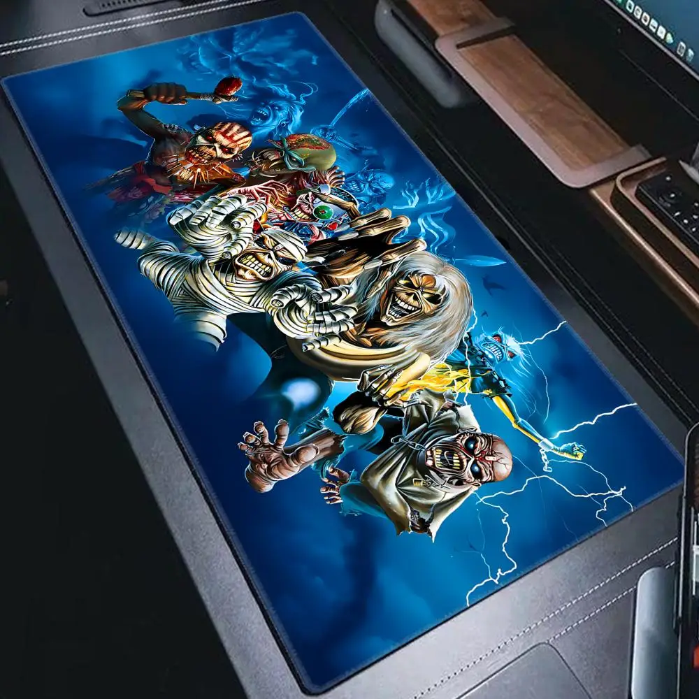Cool I-I-Iron M-Maiden Mouse Pad Large Gaming XXL Large Mouse Pad Lock Edge Thickened Computer Keyboard Table Desk Mat HYBXAXC