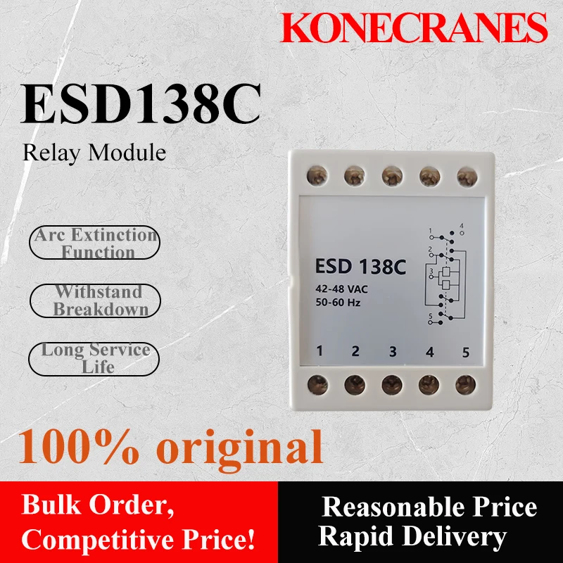 ESD138A, ESD138B, ESD138C Konecranes, SWF, Swei, Flender Relay Modules