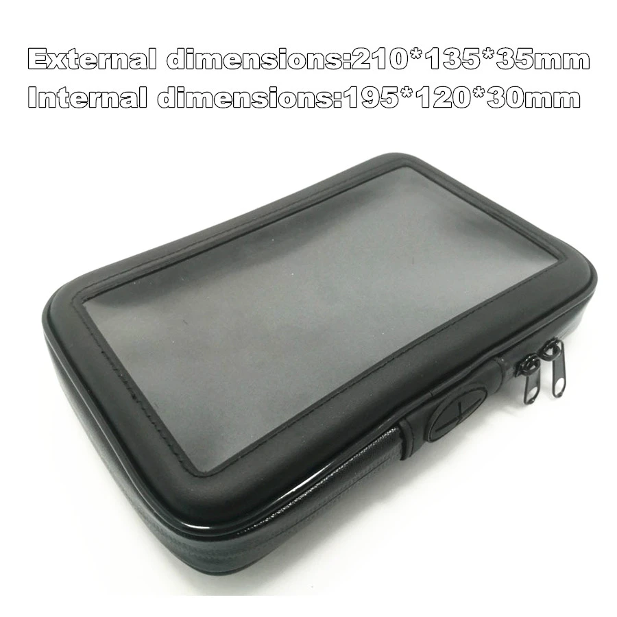 Bicycle Motor Bike Motorcycle Handle Bar Tablet Holder Waterproof Case Bag For 6.5-7 Inch Tablet