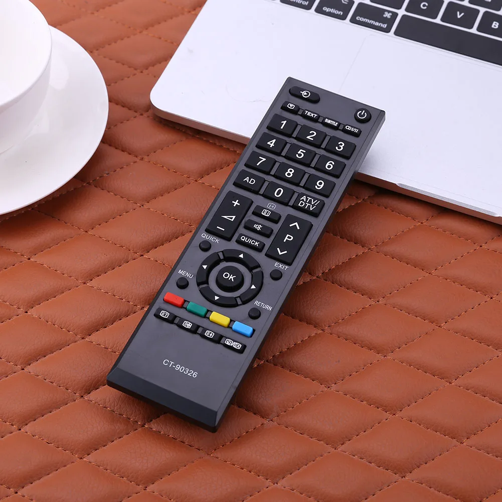 Plastic Television Remote Control Battery Powered TV Television Controller Replacement Accessories for Toshiba CT-90336 CT-90351