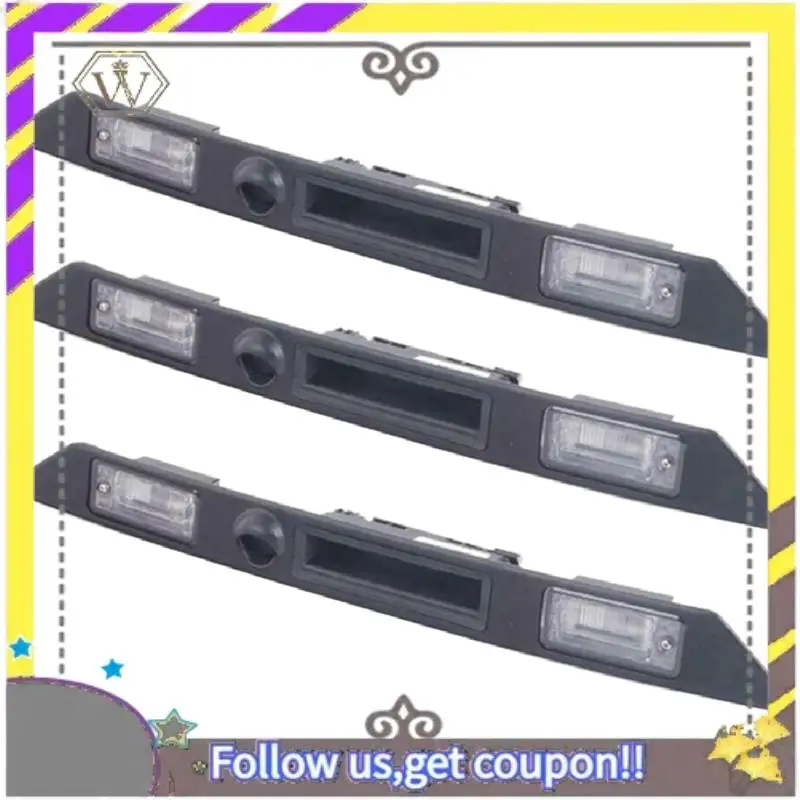 

ABXV-3 шт./компл., ручка багажника автомобиля, подсветка номерного знака в сборе для A4 B7 2005-2008 8E0827574C3FZ