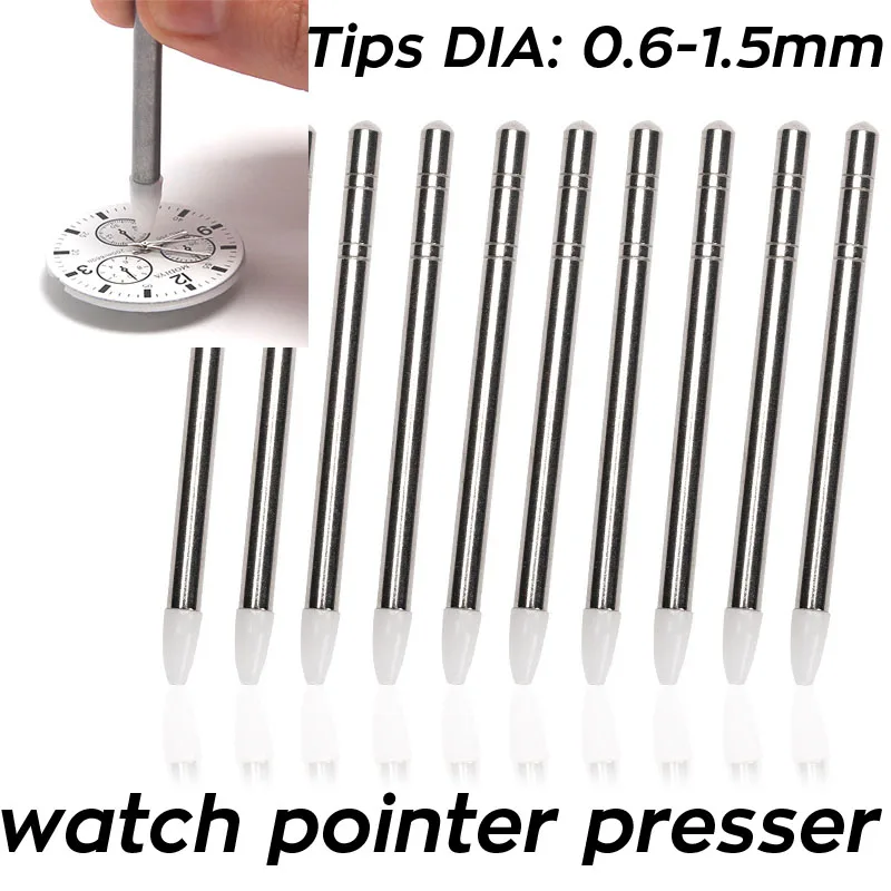 0.6mm-1.5mm Metal Watch Hand Pressers Pusher Fitting Set Kit Wristwatch Repair Tool Watch Tools For Watchmaker Repair Tool