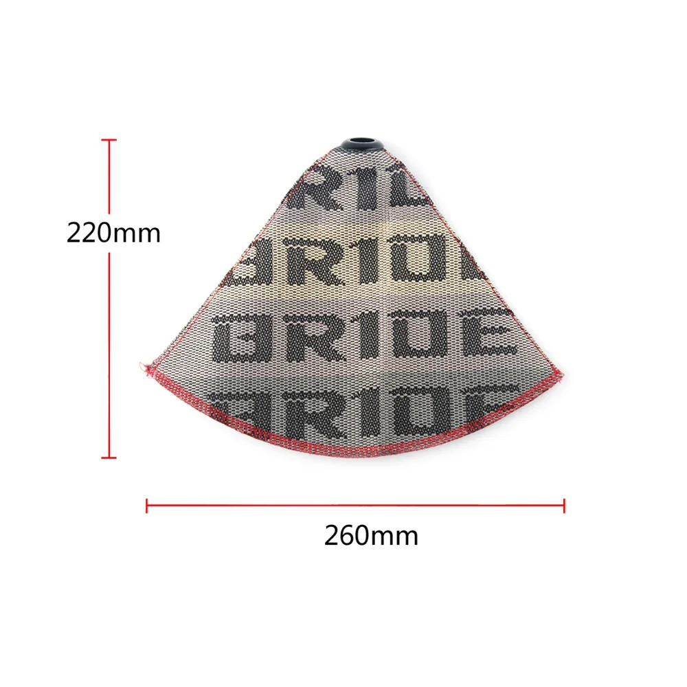 JDM Style Canvas Universal Shift Lever Knob Boot Cover Alphabet Style Racing Shift Knob Collars