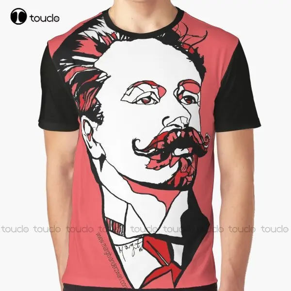 Scriabin Russian Composer Graphic T-Shirt Mens Muscle Shirt Digital Printing Tee Shirts Christmas Gift New Popular Xxs-5Xl