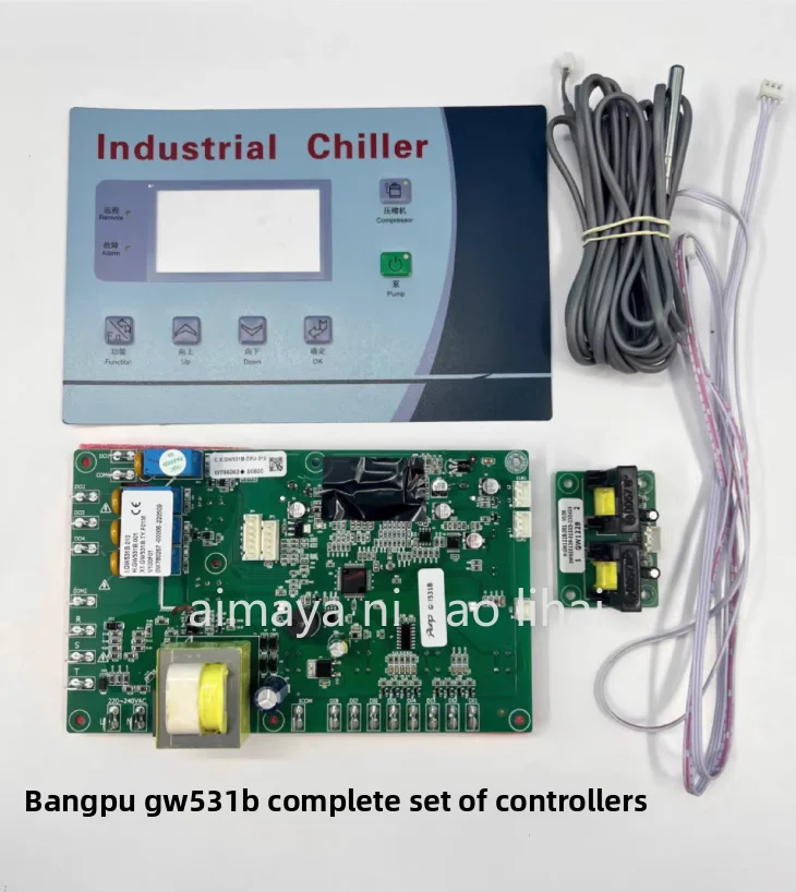 GW532A GW531B industrial chiller control board, double press chiller circuit board, computer board LCD