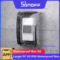 SONOFF Waterproof Box R2 IP65 Water-Resistant Larger Space Compatible with TH Elite POW Elite M5 TX Utilmate NSPanel Pro