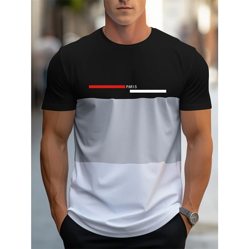 Thumbnail 4 - #73 Latest Mens Striped T-Shirts Offers