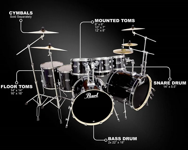 Naxilai 1 buah Tabung Akrilik Transparan 10x8 inci 12x10 inci untuk Drum Ki