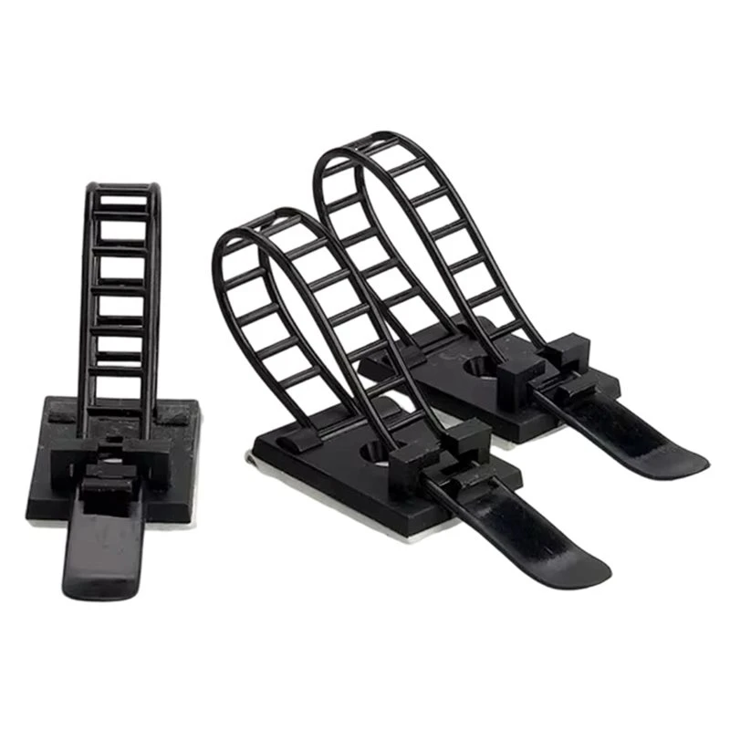 AB42-Self Adhesive Mount Wire Clamps Car Wire Cord Holder CL-3 Adjustable Cable Clips